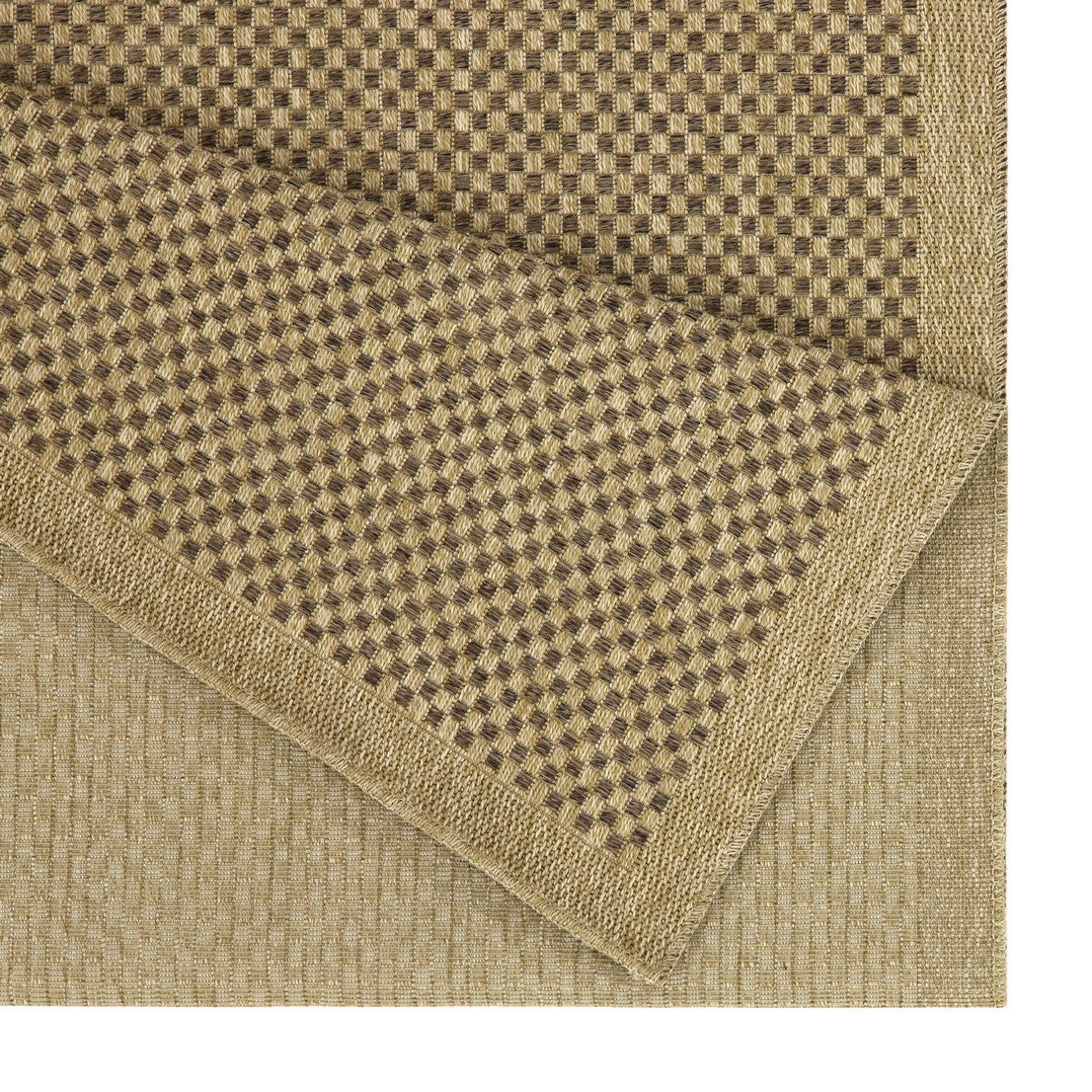 Earth Gc Ntl1005 Jute Mocha 2 Ft. 7 In. X 7 Ft. 3 In. Indoor Outdoor Area Rug Natural & Light Brown Polyester Polypropylene