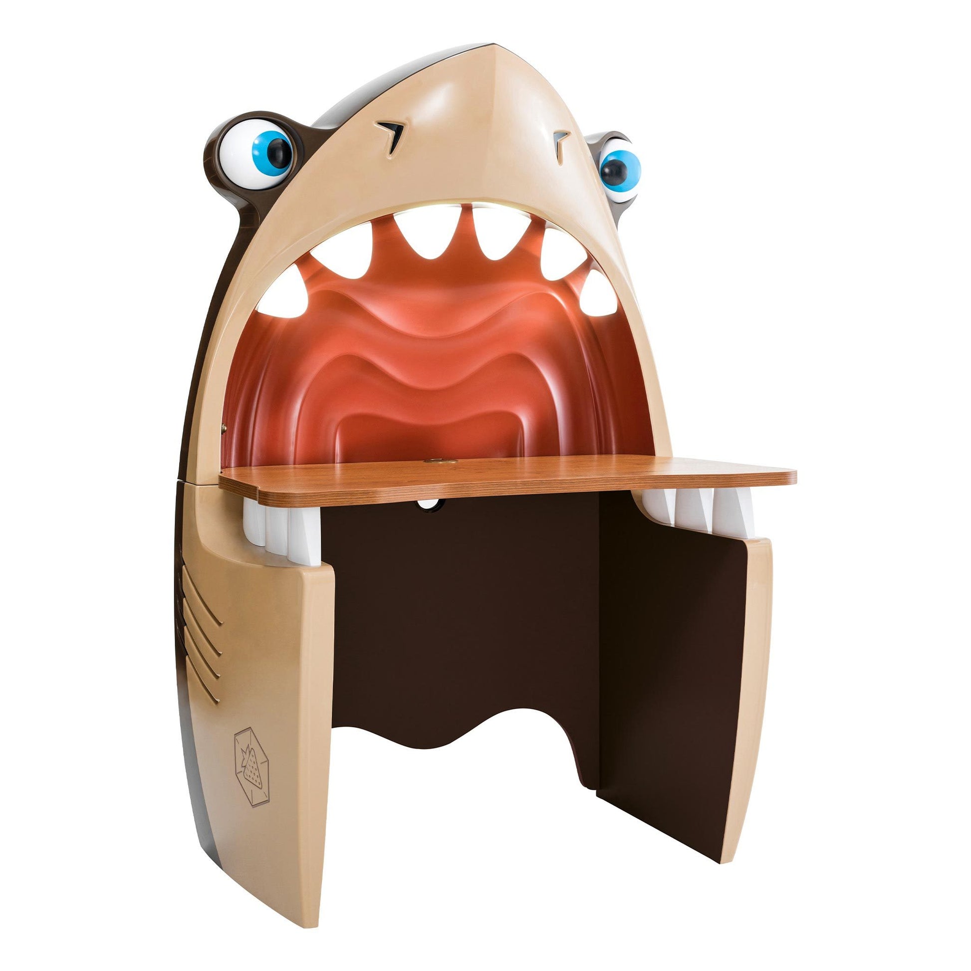 Ahoy Shark Desk Brown Particle Board