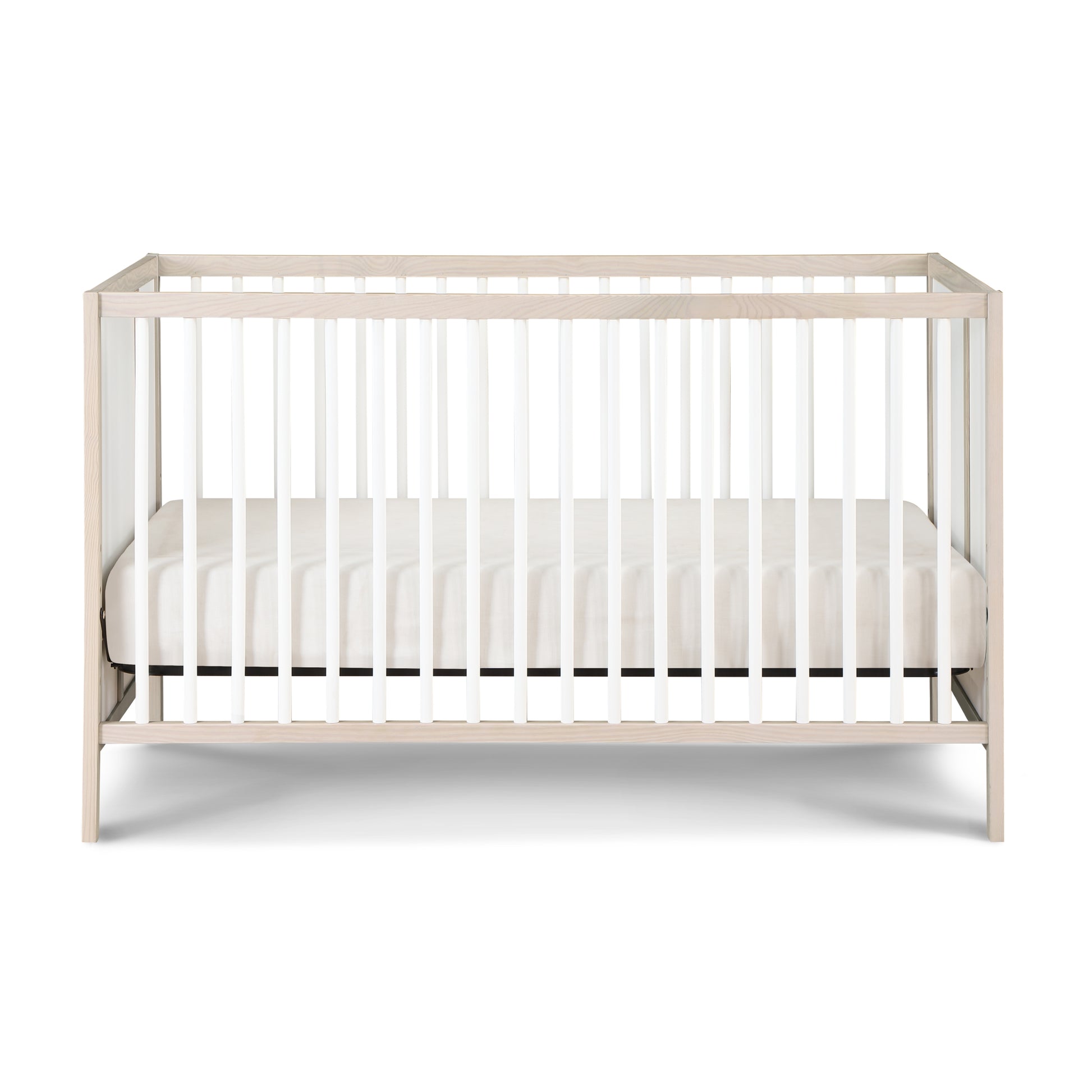 Pixie Finn 3 In 1 Crib In Washed Natural White Natural White Wood