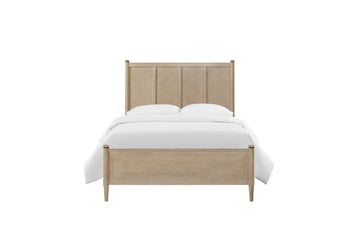 Queen Lo Post Bed In Sand Finish Queen Sand Solid Wood Mdf