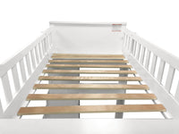 Willoughby Twin Loft Bed, White 10970W White Wood