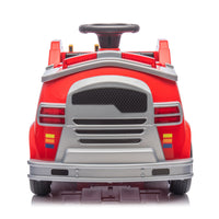 12V Kids Ride On Electric Car.Fire Engine Shape Design With Early Education Function,Human Vehicle Interaction With A Variety Of Fire Tools.Lights, Horns, And Sirens,Slow Start For Kids Aged 3 7. Red 50 99 Lbs Polypropylene