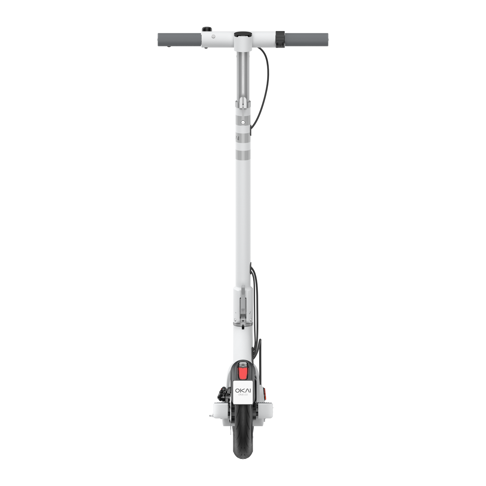 Foldable Electric Scooter W 18.6 Miles Max Operating Range & 15.5 Mph Max Speed White White Aluminum