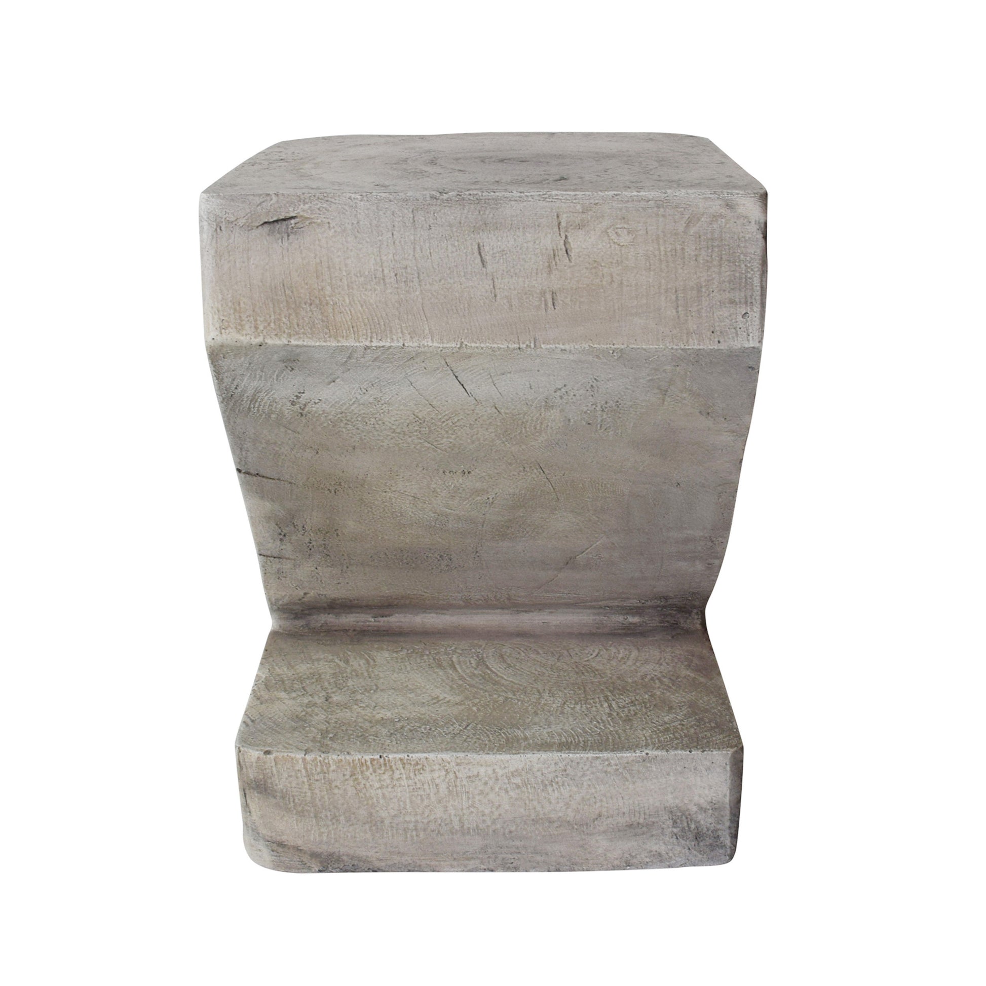 Side Table Light Gray Concrete