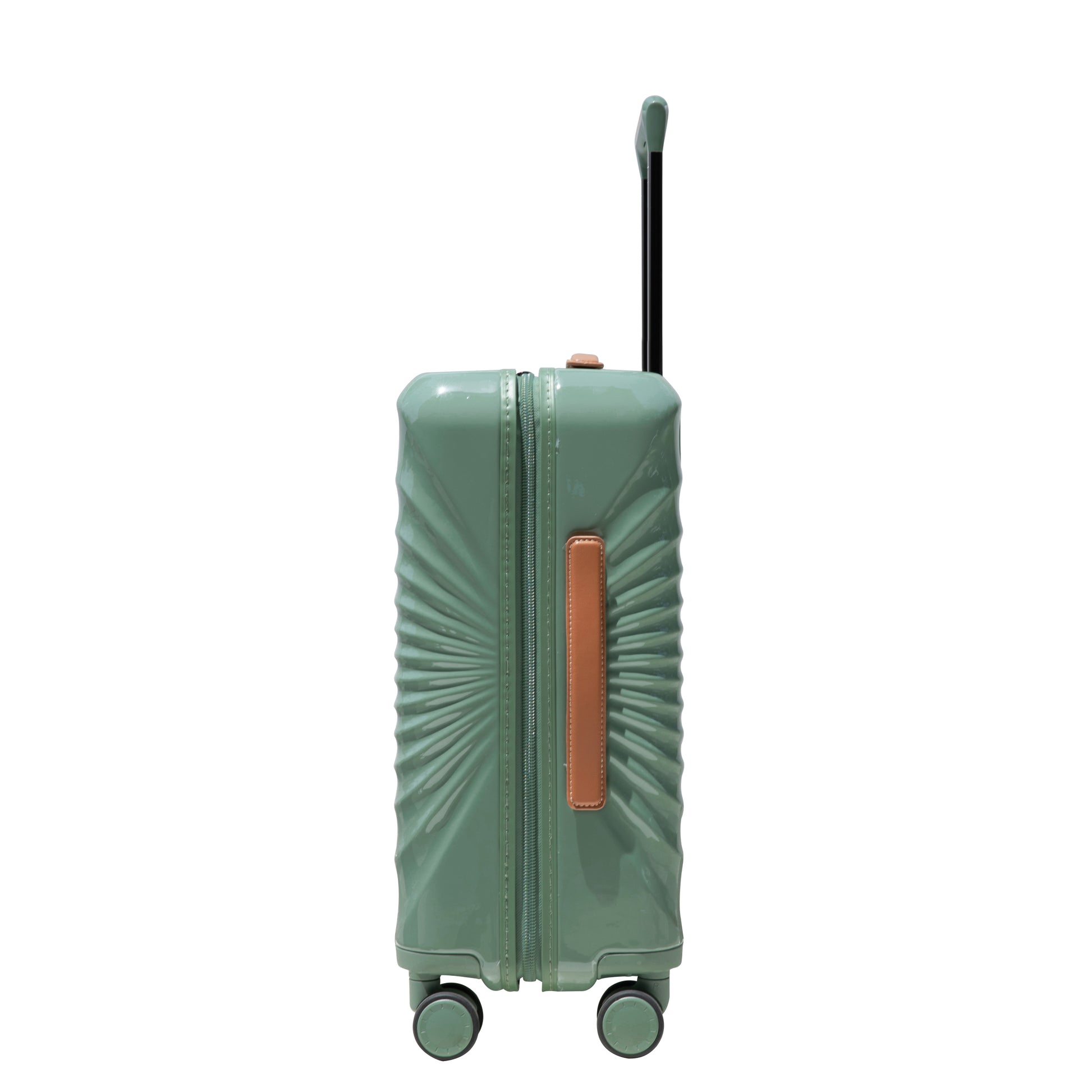 24" Luggage Lightweight Suitcase Tsa Lock Usb Port Luggage Wheel Lock Artificial Leather Top Handle Spinner Wheels Green Green Abs Pc