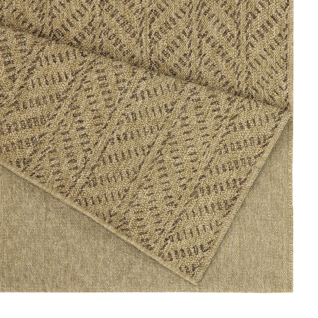 Earth Gc Ntl1013 Jute Mocha 5 Ft. 3 In. X 7 Ft. 3 In. Indoor Outdoor Area Rug Natural & Light Brown Polyester Polypropylene