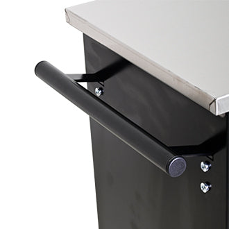 7 Drawers Multifunctional Tool Cart With Wheels Black Blue Black Blue Steel