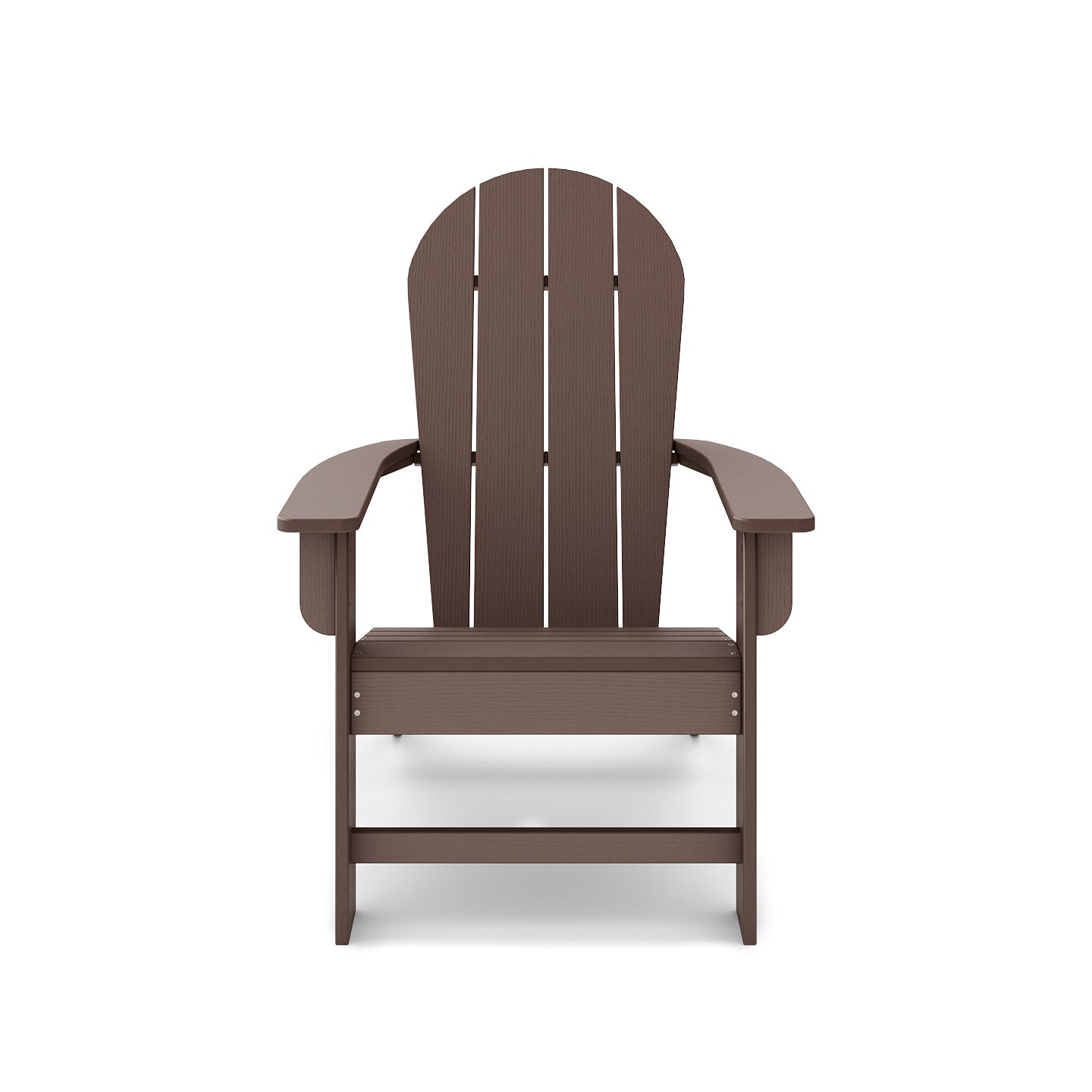 Brown Adirondack Chair Premium Hdpe Poly Lumber For Pool, Patio, And Garden Elegance No Adirondack Brown Weather Resistant Frame American Traditional Hdpe Hdpe