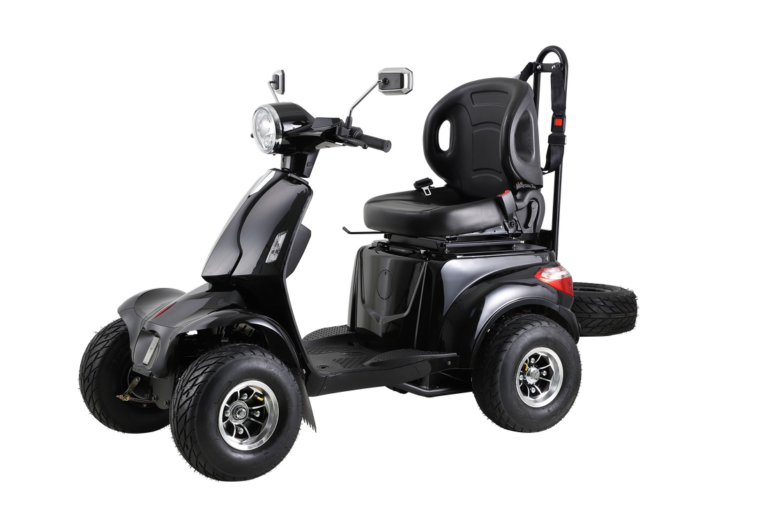 Golf Scooter Old People Drive Grass Scooter Black Abs Pc