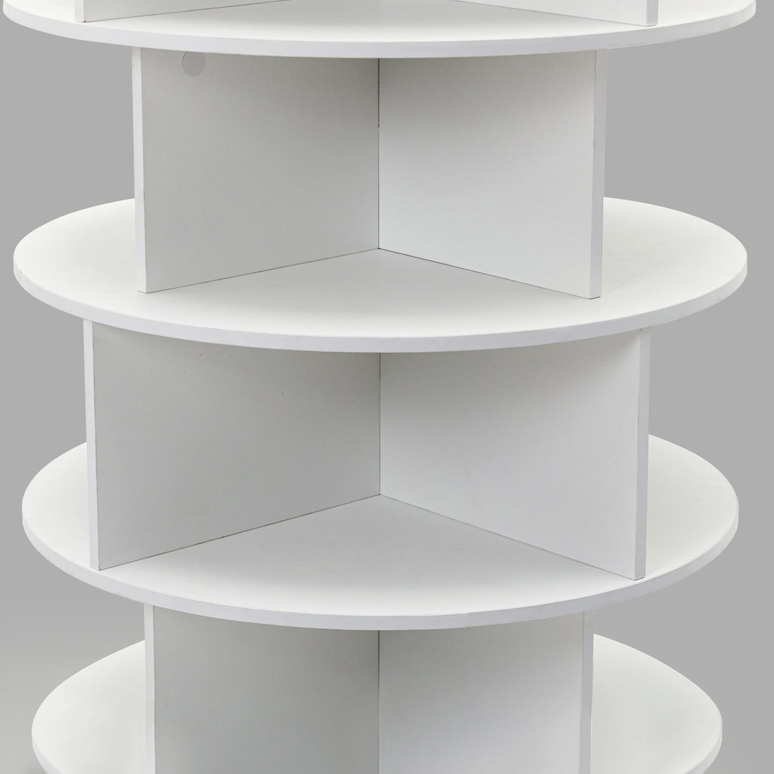 7 Tier Rotating Shoe Rack, 360 Revolving Free Standing Shoe Organizer, Multifunctional Storage Revolving Shoe Rack Tower Antique White Mdf