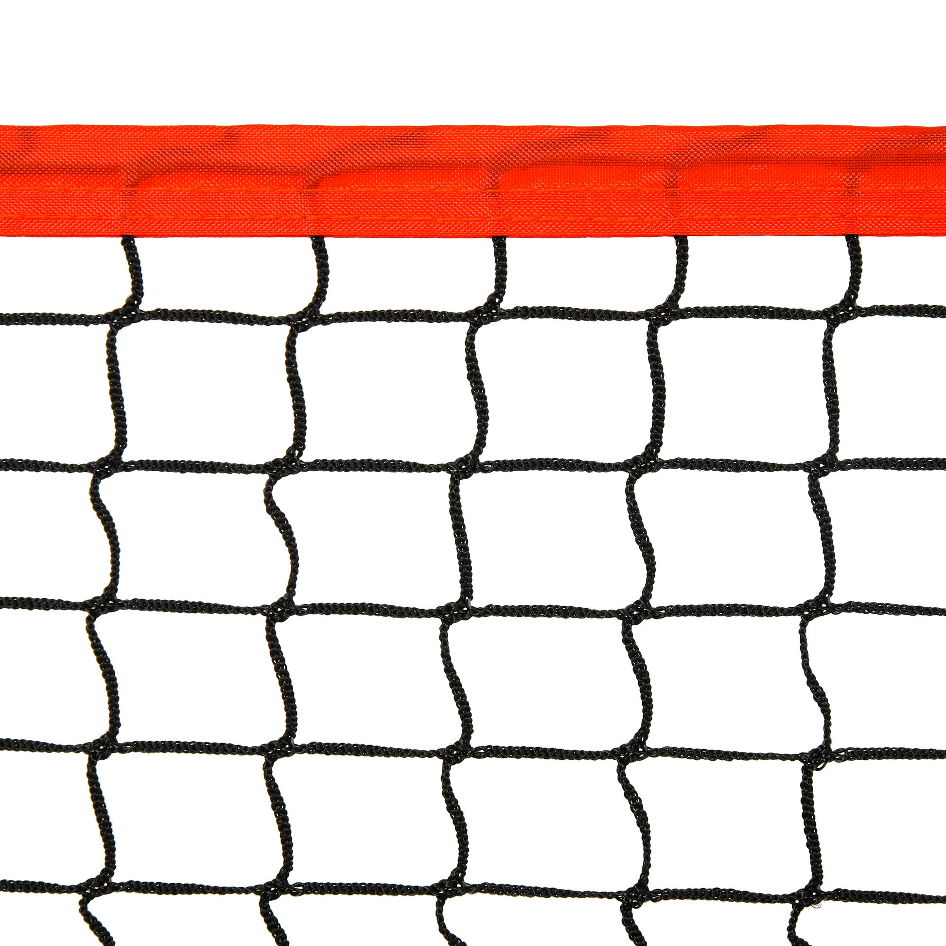 Soozier 10Ft Portable Soccer Tennis Pickleball Badminton Mini Tennis Net W Sideline For Training With Included Storage Bag, Red Black Red Iron