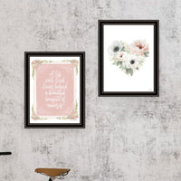 "A Life Well Lived Makes You Smile At The Memories " Framed Wall Art For Living Room, Wall Art Print For Home Decor, Bedroom Wall Art By House Fenway Multicolor Wood Paper