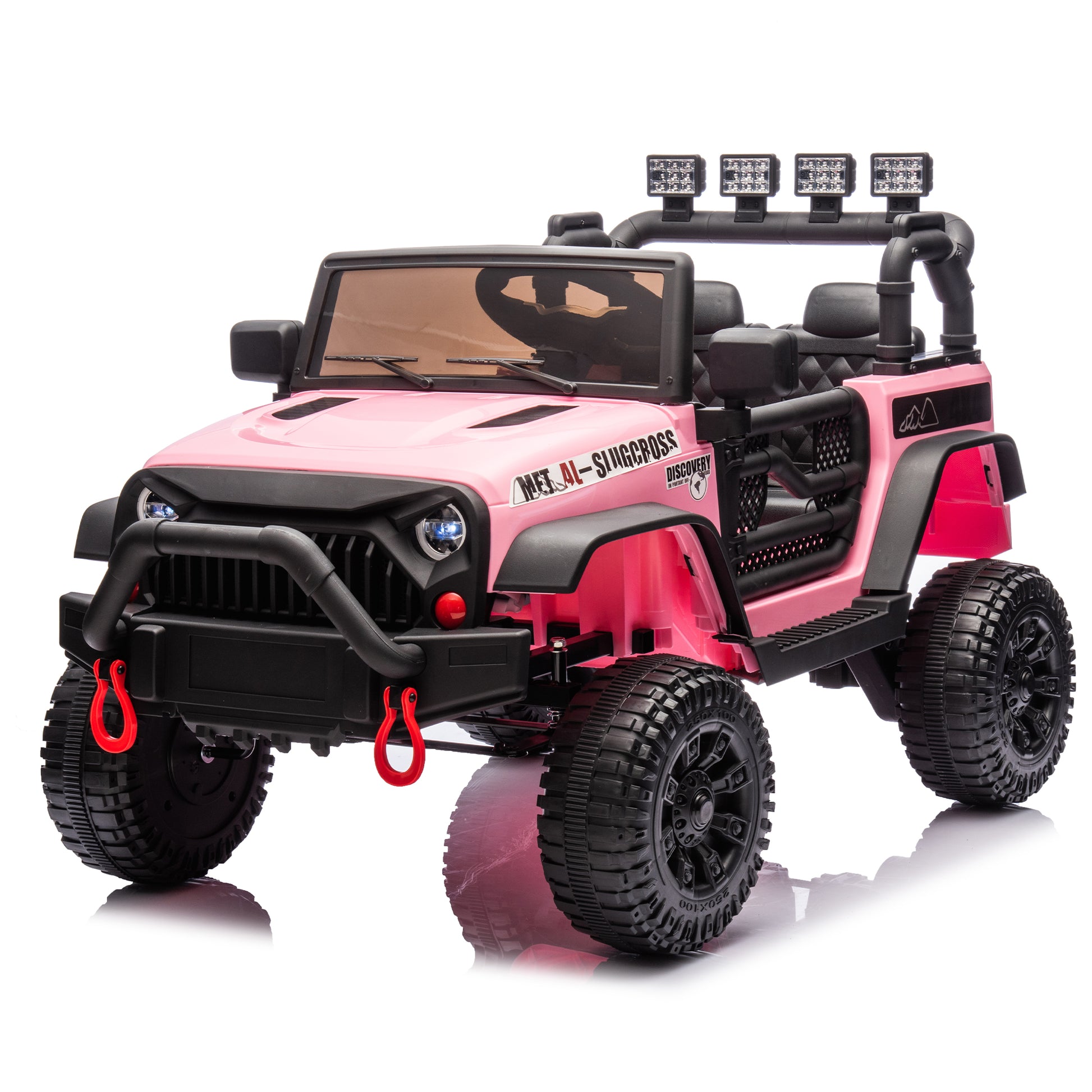 24V Kids Ride On Car W Parents Remote Control,400W Motor,Four Wheel Suspension,Adjustable Speed,Usb,Mp3,Music,Bluetooth,Large Display Screen,Power Display,Portable Handle,Safety Belt For Kids Aged 3