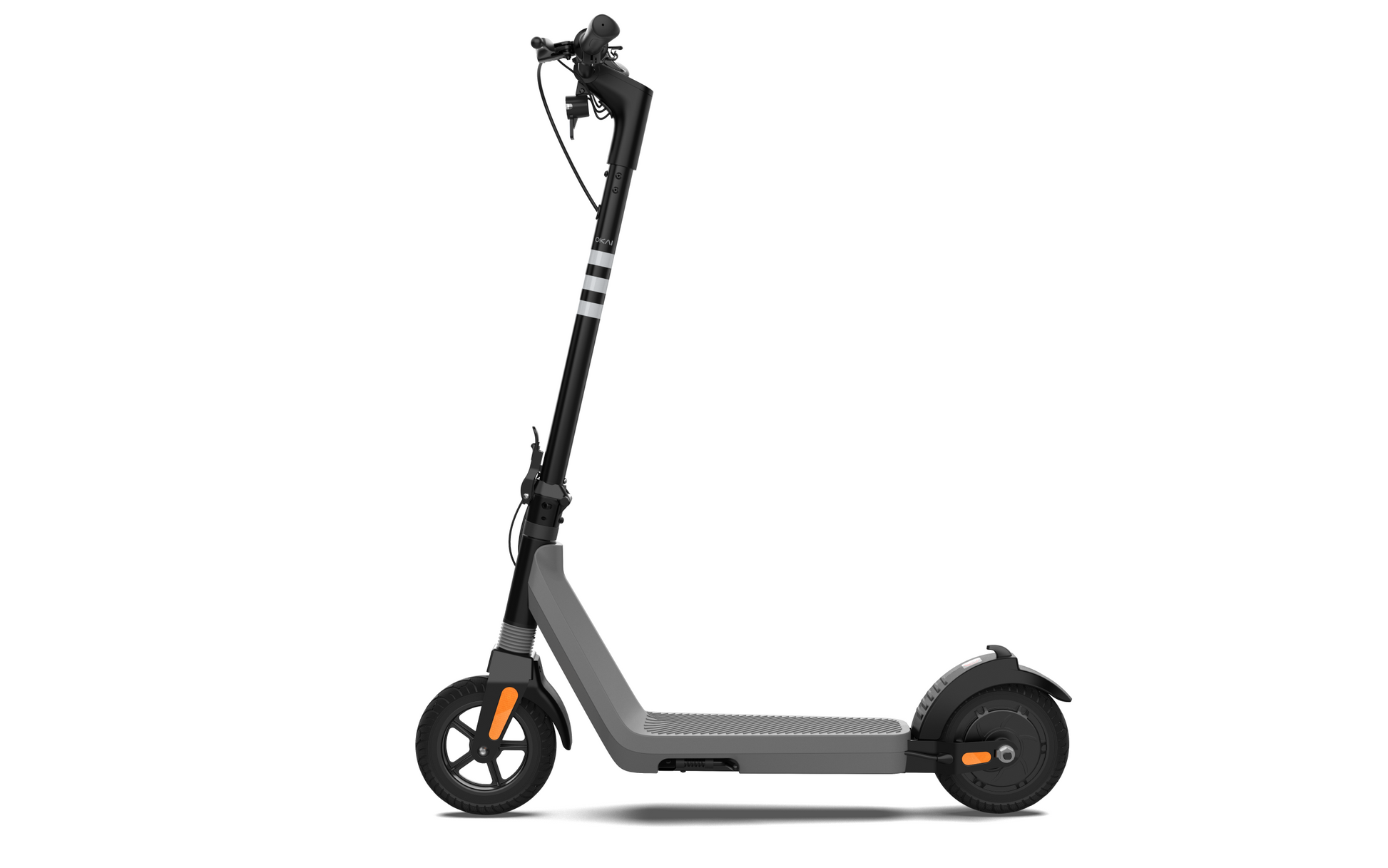 Lightweight & Foldable Electric Scooter W 10.8 Miles Max Speed Range & 15Mph Max Speed Gray Black Grey Aluminum