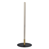 Dimond Black Led Table Lamp With On Off Switch Round Metal Base Black,Gold Table&Floor Lamps Mid Century Modern Led Metal