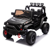 24V Kids Ride On Car W Parents Remote Control,400W Motor,Four Wheel Suspension,Adjustable Speed,Usb,Mp3,Music,Bluetooth,Large Display Screen,Power Display,Portable Handle,Safety Belt For Kids Aged 3