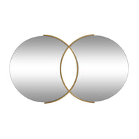 Wall Mirror Gold Iron