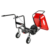 Professional Specs This Wheelbarrow Uses An Electric 24V 250W Brushless Motor System, Powered By 2 12V 12Ah Black Red Classic,Industrial Stainless Steel