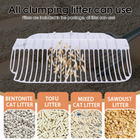 Self Cleaning Litter Box 2.2Lb 23Lb Cat Can Use, 100L Automatic Cat Litter Box Self Cleaning, Extra Large For Multiple Cats, Anti Pinch, All Clumping Litter Can Use, With Garbage Bags, App Control White Gray Abs