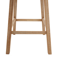 33.25" Swivel Counter Stools Set Of 2, Upholstered Counter Height Bar Stools With Solid Rubber Wood Frame, Backrest, Footrest, Armless Barstools For Home Bar, Kitchen Counter, Natural Beige