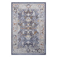 6X9 Blue Traditional Non Shedding Living Room Bedroom Dining Home Office Stylish And Stain Resistant Area Rug Blue Polyester