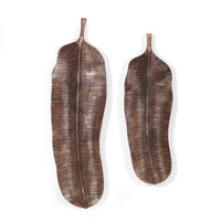 Leaf Wall D Cor Set Copper Aluminium