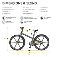 Electric Bicycle 350W Black Aluminium Alloy