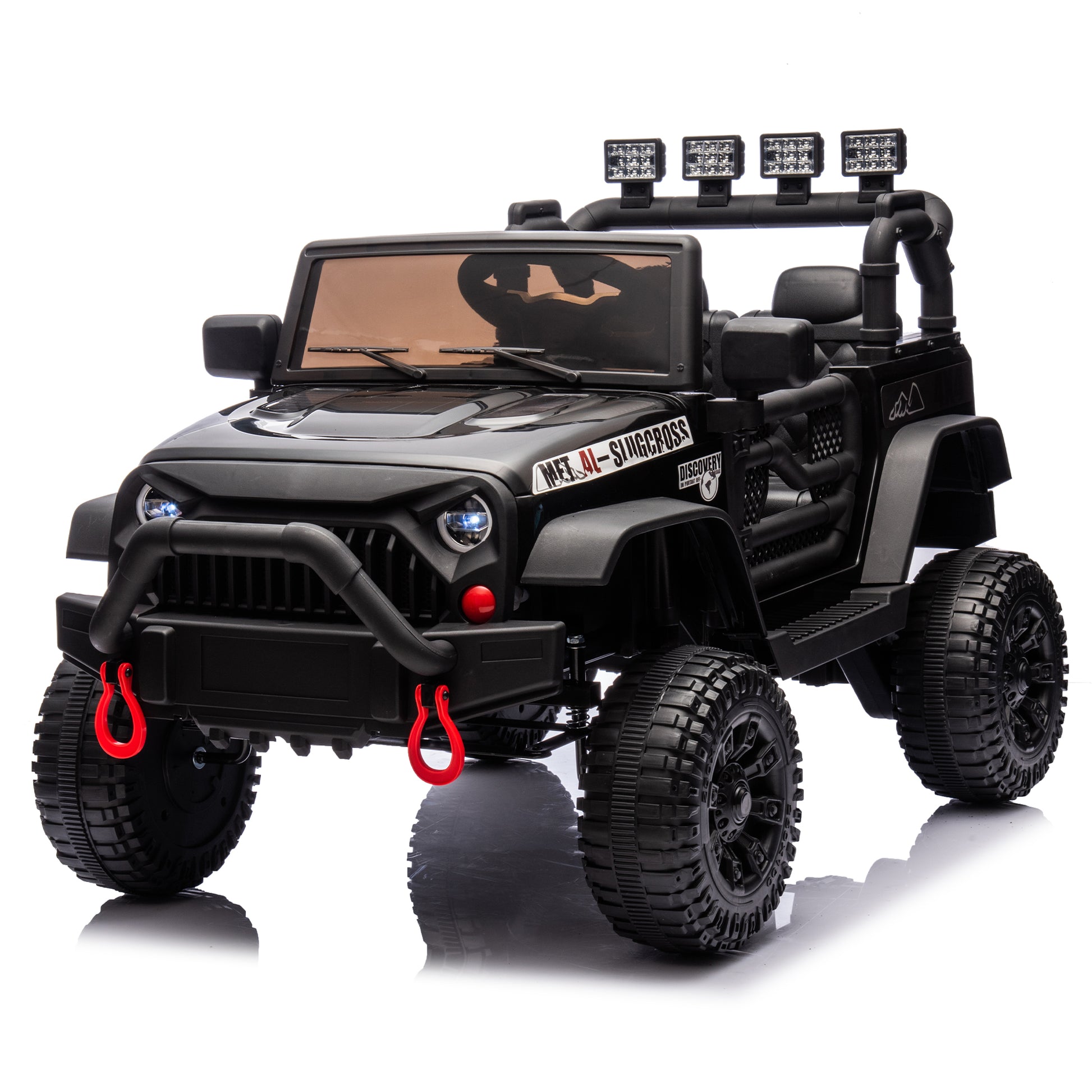 24V Kids Ride On Car W Parents Remote Control,400W Motor,Four Wheel Suspension,Adjustable Speed,Usb,Mp3,Music,Bluetooth,Large Display Screen,Power Display,Portable Handle,Safety Belt For Kids Aged 3