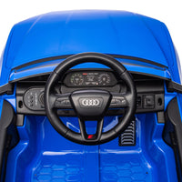 12V Kids Ride On Electric Car W Parents Remote Control,Licensed Audi Sq8 For Kids,Dual Drive,Suspension,Hanging Start,Three Speed Adjustable Music,Volume Control,Led Lights For Kids Aged 3 6. Blue