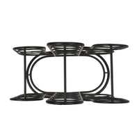 Wine Rack Black Metal