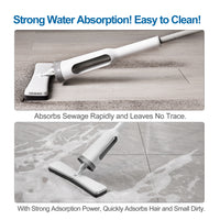 Apartment Mop Sponge Mop Specialized For Small Spaces Self Wringing Mops For Floor Cleaning Dormitory Bathroom Absorbent Sponge Mop For Floor Cleaning Grey Iron