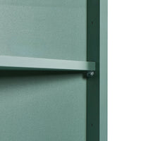 Tall Bathroom Corner Cabinet, Freestanding Storage Cabinet With Doors And Adjustable Shelves, Mdf Board, Green Green Mdf