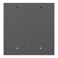 Metal Wall Mounted Tool Storage Cabinet With Locking Door And 1 Shelf 1 Opened Drawer For Garage Warehouse,Office,Assembly Required Black Gray Modern Metal