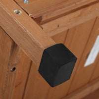 Modern Wooden Rabbit Cat Dog Hutch, Indoor Outdoor Retreat House With Openable Roof For Small Pets, Weatherproof, Bright Yellow Bright Yellow Wood