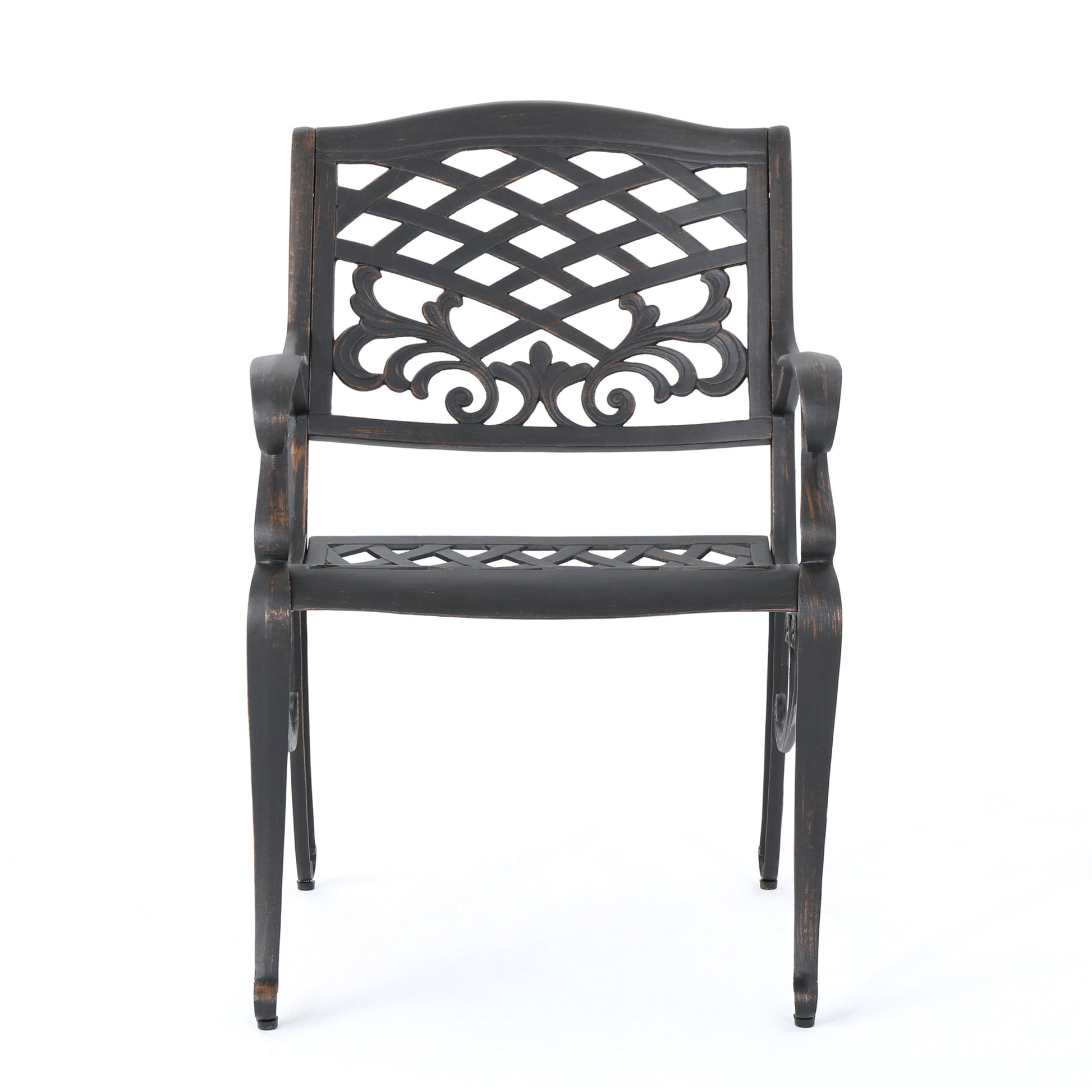 Phoenix Arm Chair Set Of 2 Copper Aluminium