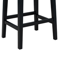 3 Piece Modern Faux Marble Versatile Bar Table Set With Storage Drawers And Padded Stools, Ideal For Space Saving Dining Nooks Or Small Kitchens Black Black Solid Wood Mdf