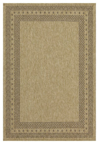 Earth Gc Ntl1007 Jute Mocha 5 Ft. 3 In. X 7 Ft. 3 In. Indoor Outdoor Area Rug Natural & Light Brown Polyester Polypropylene