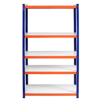 Capacity Garage Storage Shelves Heavy Duty Blue,Orange Iron