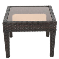 Antibes Accent Table Brown Multi Rattan