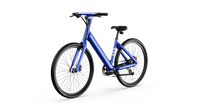 Minimalist Fitness Step Through E Bike W Up To 62 Miles Max Operating Range And 20 Mph Max Speed Bolt Blue Blue Aluminum