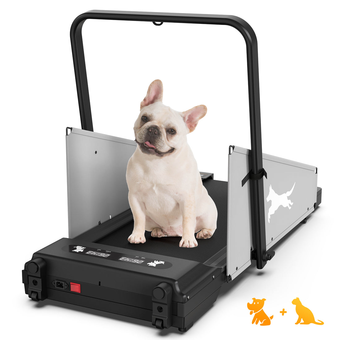 Dog Treadmill Small Dogs Dog Treadmill For Medium Dogs Dog Pacer Treadmill For Healthy & Fit Pets Dog Treadmill Run Walk Black Steel