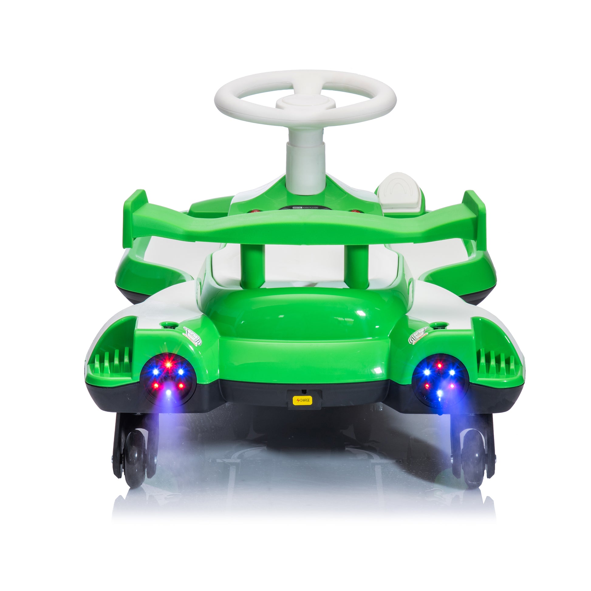 12V Kids Ride On Electric Toy,360 Degree Drift In Place,Spray Function,Front&Side Lights Design,Usb Mp3,Bluetooth,Music, 3.73 4.35 Mph,Easy Installation,Ultimate Cool Operation For Kids Aged 3 .