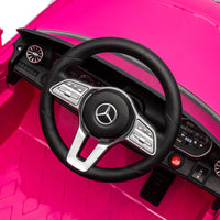 12V Kids Ride On Car W Parents Remote Control,Licensed Mercedes Benz Cls 350 For Kids,Four Wheel Suspension,Power Display,Music,Volume Control,Led Lights,Mp3,Usb Sd For Kids 37 95 Months. Pink 50 99