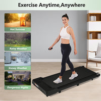 Release 8.10 Walking Pad Under Desk Treadmill For Home Office 2.5Hp Walking Treadmill 0.6 4Mph 300Lbs Capacity Treadmill For Walking Running Remote Control Batterys Black Metal