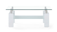 Marshall Coffee Table White Solid Wood Mdf