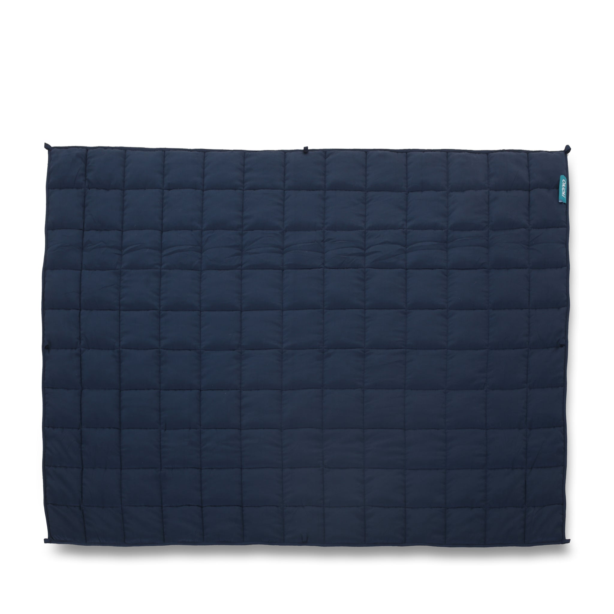 205T Cotton 20Lbs Weighted Blanket Navy Blue Cotton