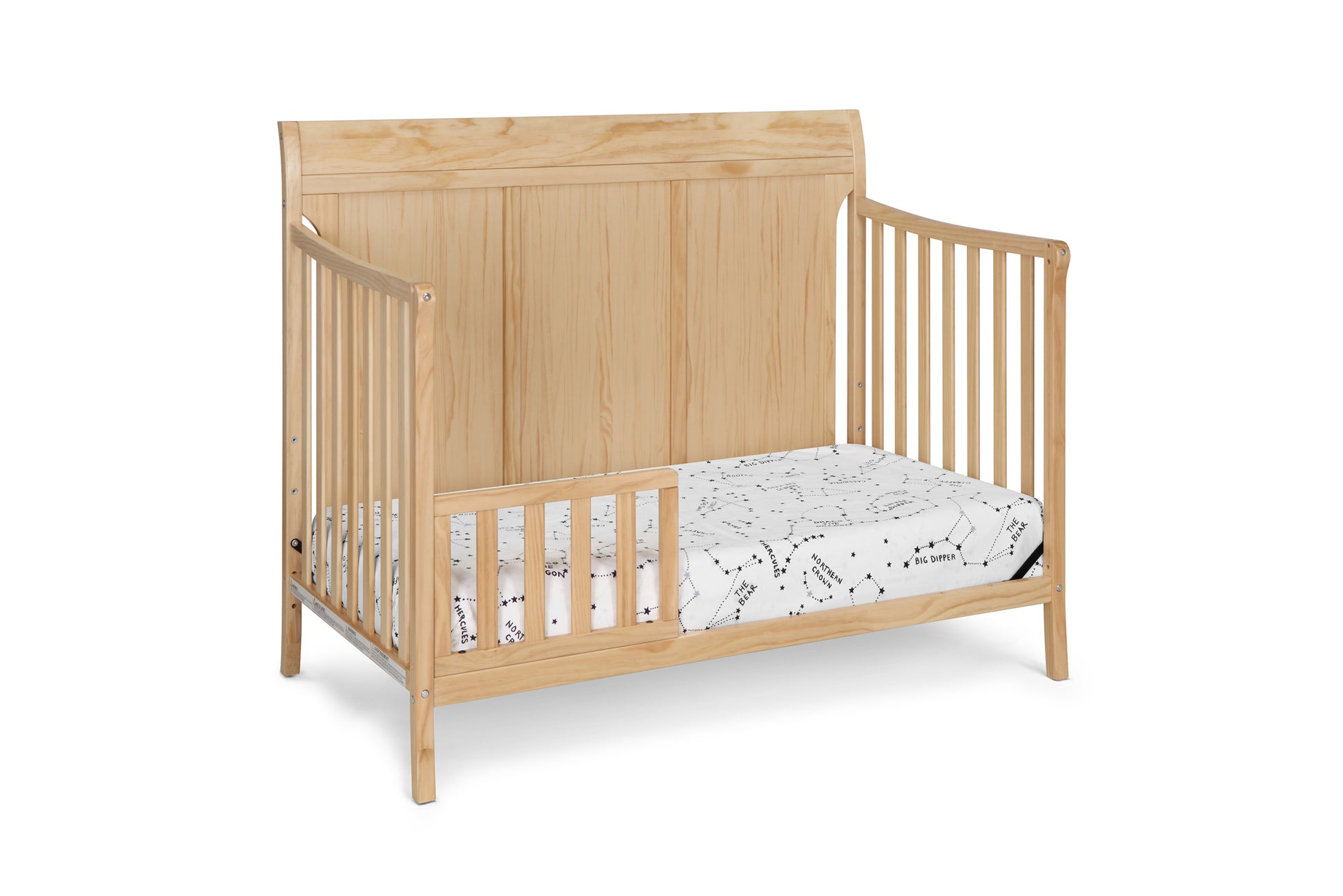 Shailee 4 In 1 Convertible Crib Natural Natural Wood