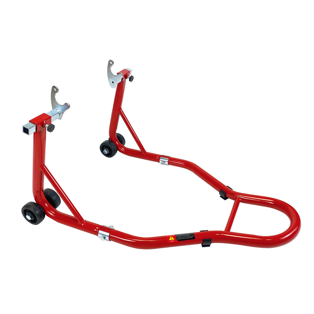 Motorcycle Stand 850Lb Sport Bike Rear Wheel Lift Swingarm Paddock Stands Red, U Red Steel