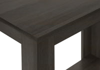 Accent Table, Side, End, Nightstand, Lamp, Living Room, Bedroom, Contemporary, Modern Oak Particle Board