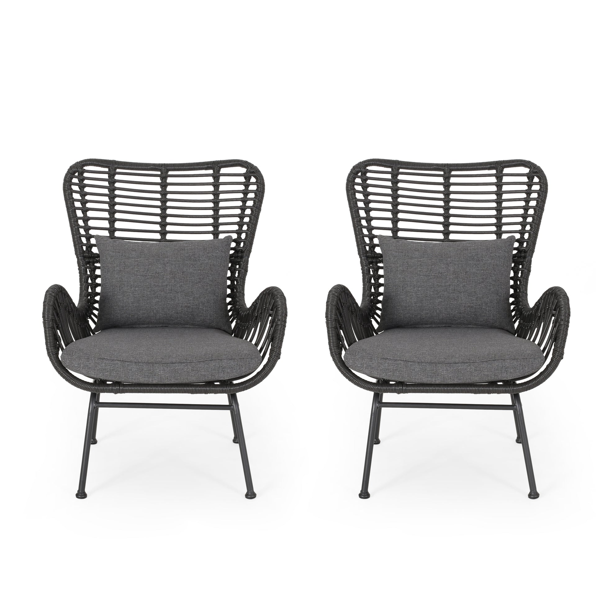 Montana Chair Grey Iron Plastic